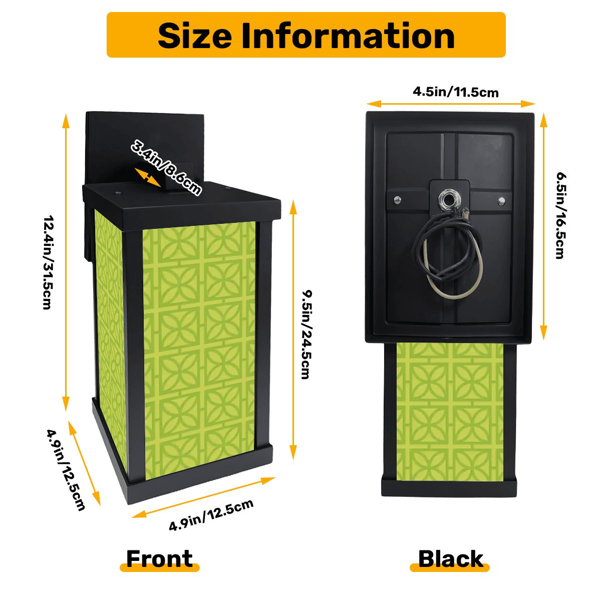 Kate McEnroe New York Mid Century Modern Breeze Block Wall Sconce, Retro 1950s Outdoor Light Fixture, MCM Porch Accent LampOutdoor Wall LightsCP1HUGKldB