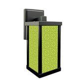Kate McEnroe New York Mid Century Modern Breeze Block Wall Sconce, Retro 1950s Outdoor Light Fixture, MCM Porch Accent LampOutdoor Wall LightsCP1HUGKldB
