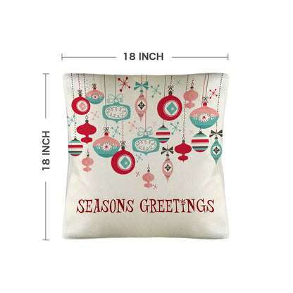 Kate McEnroe New York Mid Century Modern Christmas Ornament Pillow Covers, Retro 50s Kitsch Set of 2Throw Pillow CoversD3231263