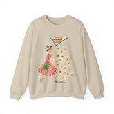 Kate McEnroe New York Mid Century Modern Christmas Sweatshirt, Retro Vintage Kitsch Holiday CrewneckSweatshirts31916968240766697486