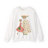 Kate McEnroe New York Mid Century Modern Christmas Sweatshirt, Retro Vintage Kitsch Holiday CrewneckSweatshirts52620203235217797131