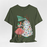 Kate McEnroe New York Mid Century Modern Christmas T-Shirt, Retro 50s Holiday Tee, Vintage Kitsch Festive Christmas ApparelT-Shirts21533901401857187254