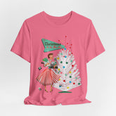 Kate McEnroe New York Mid Century Modern Christmas T-Shirt, Retro 50s Holiday Tee, Vintage Kitsch Festive Christmas ApparelT-Shirts32112212364321449749