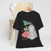 Kate McEnroe New York Mid Century Modern Christmas T-Shirt, Retro 50s Holiday Tee, Vintage Kitsch Festive Christmas ApparelT-Shirts73505172477423724762