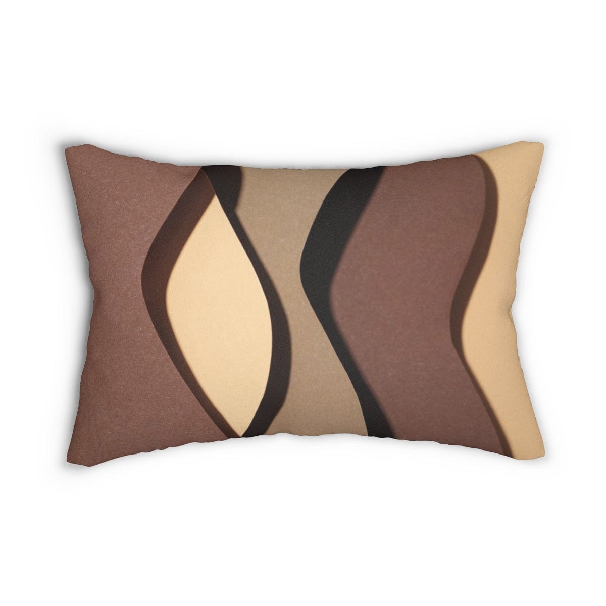 Kate McEnroe New York Mid Century Modern Colorful Wavy Geometric Lumbar Pillow Lumbar Pillows 20&quot; × 14&quot; 29210432401042602448