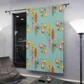 Kate McEnroe New York Mid Century Modern Diamond Starburst Blackout Curtain, Retro Geometric MCM Window PanelWindow Curtains27528219412000149384