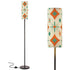 Kate McEnroe New York Mid Century Modern Diamond Starburst Lamp, Retro Orange Teal Floor LightFloor LampsxTzPeU4IWp