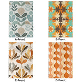 Kate McEnroe New York Mid Century Modern Dish Towel Set, Retro Scandinavian Geometric Kitchen LinensDish TowelsY572VGPW - 1