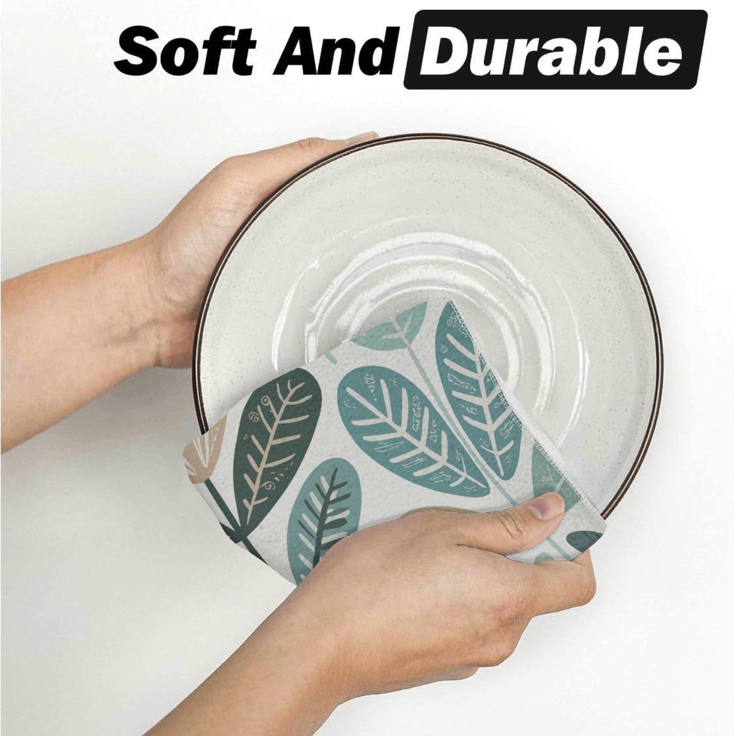 Kate McEnroe New York Mid Century Modern Dish Towel Set, Retro Scandinavian Geometric Kitchen LinensDish TowelsY572VGPW - 1