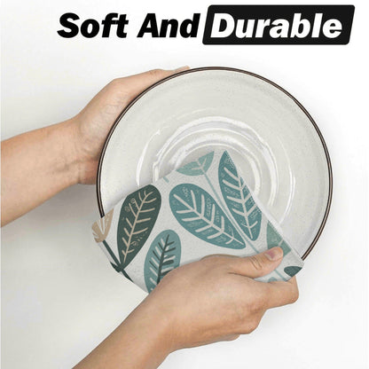 Kate McEnroe New York Mid Century Modern Dish Towel Set, Retro Scandinavian Geometric Kitchen LinensDish TowelsY572VGPW - 1