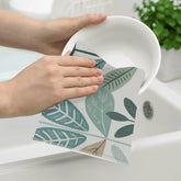 Kate McEnroe New York Mid Century Modern Dish Towel Set, Retro Scandinavian Geometric Kitchen LinensDish TowelsY572VGPW - 1