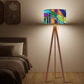 Kate McEnroe New York Mid Century Modern Faux Stained Glass Lamp ShadeLamp ShadesceqXflP5dP