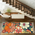 Kate McEnroe New York Mid Century Modern Flower Power Runner Rug, Retro 70s Bold Daisy Area Carpet, Boho Chic Floral Hallway Tassel RugRugs & MatsvmoklgeJjn