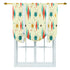 Kate McEnroe New York Mid Century Modern Franciscan Diamond Starburst Tie Up CurtainTie - up Curtains90139