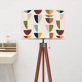 Kate McEnroe New York Mid Century Modern Geometric Abstract Drum Lamp ShadeLamp Shades97sXvq18GO