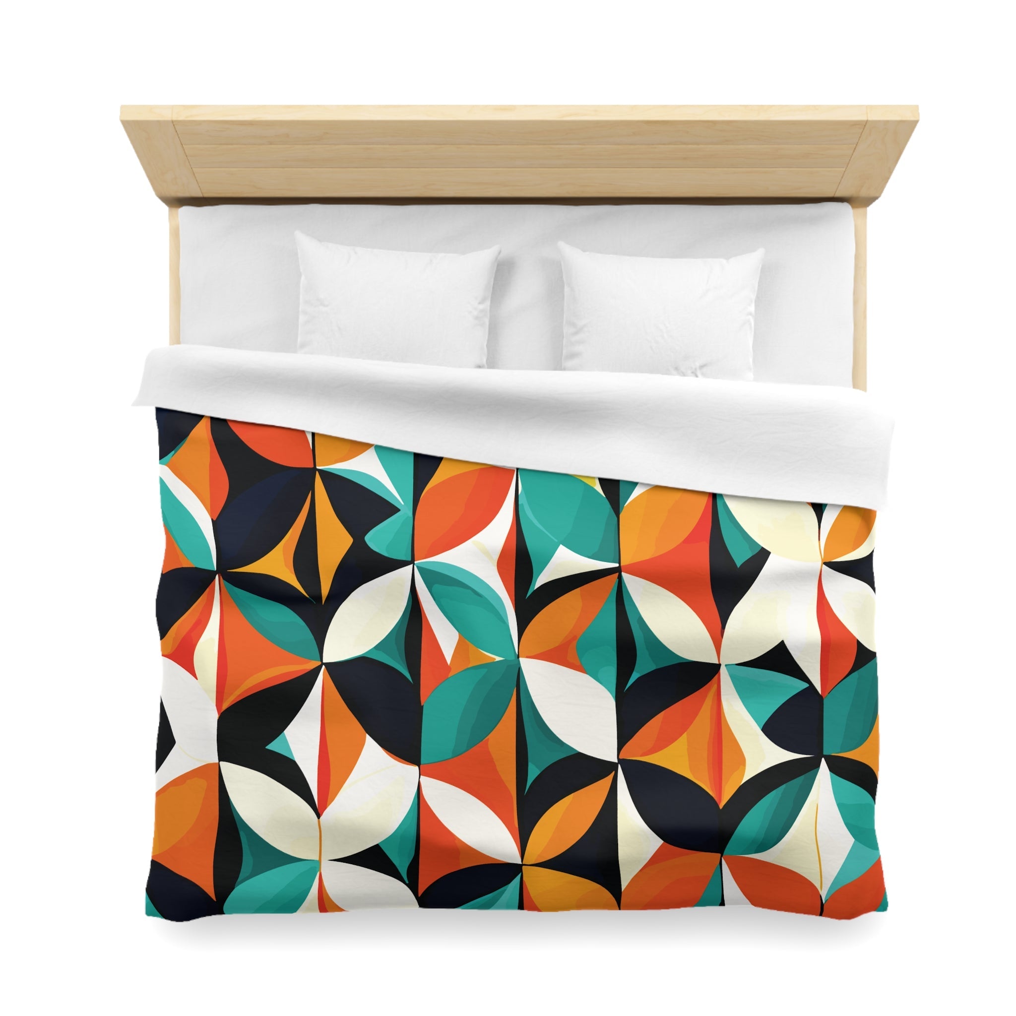 Kate McEnroe New York Mid Century Modern Geometric Abstract Duvet Cover, Retro King, Queen, Twin XL BeddingDuvet Covers14857410843971722475