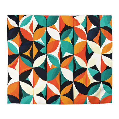 Kate McEnroe New York Mid Century Modern Geometric Abstract Duvet Cover, Retro King, Queen, Twin XL BeddingDuvet Covers14857410843971722475