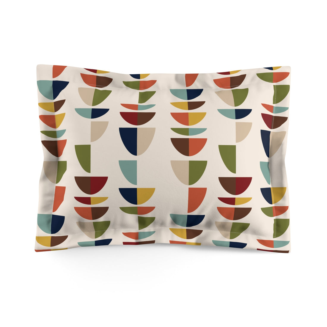 Kate McEnroe New York Mid Century Modern Geometric Abstract Pillow Sham 2pcs, Retro MCM BeddingPillow Shams10162575264835923750