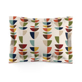 Kate McEnroe New York Mid Century Modern Geometric Abstract Pillow Sham 2pcs, Retro MCM BeddingPillow Shams10162575264835923750