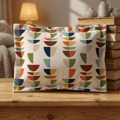 Kate McEnroe New York Mid Century Modern Geometric Abstract Pillow Sham 2pcs, Retro MCM BeddingPillow Shams21830375130472140951