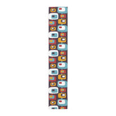 Kate McEnroe New York Mid Century Modern Geometric Abstract Squares Table Runner (Cotton, Poly)Table Runners60707706044766733348