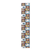 Kate McEnroe New York Mid Century Modern Geometric Abstract Squares Table Runner (Cotton, Poly)Table Runners60707706044766733348