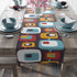 Kate McEnroe New York Mid Century Modern Geometric Abstract Squares Table Runner (Cotton, Poly)Table Runners74415661472004339490