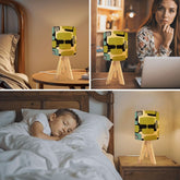 Kate McEnroe New York Mid Century Modern Geometric Abstract Tripod Table LampTable LampsMUIKIO1ZGC
