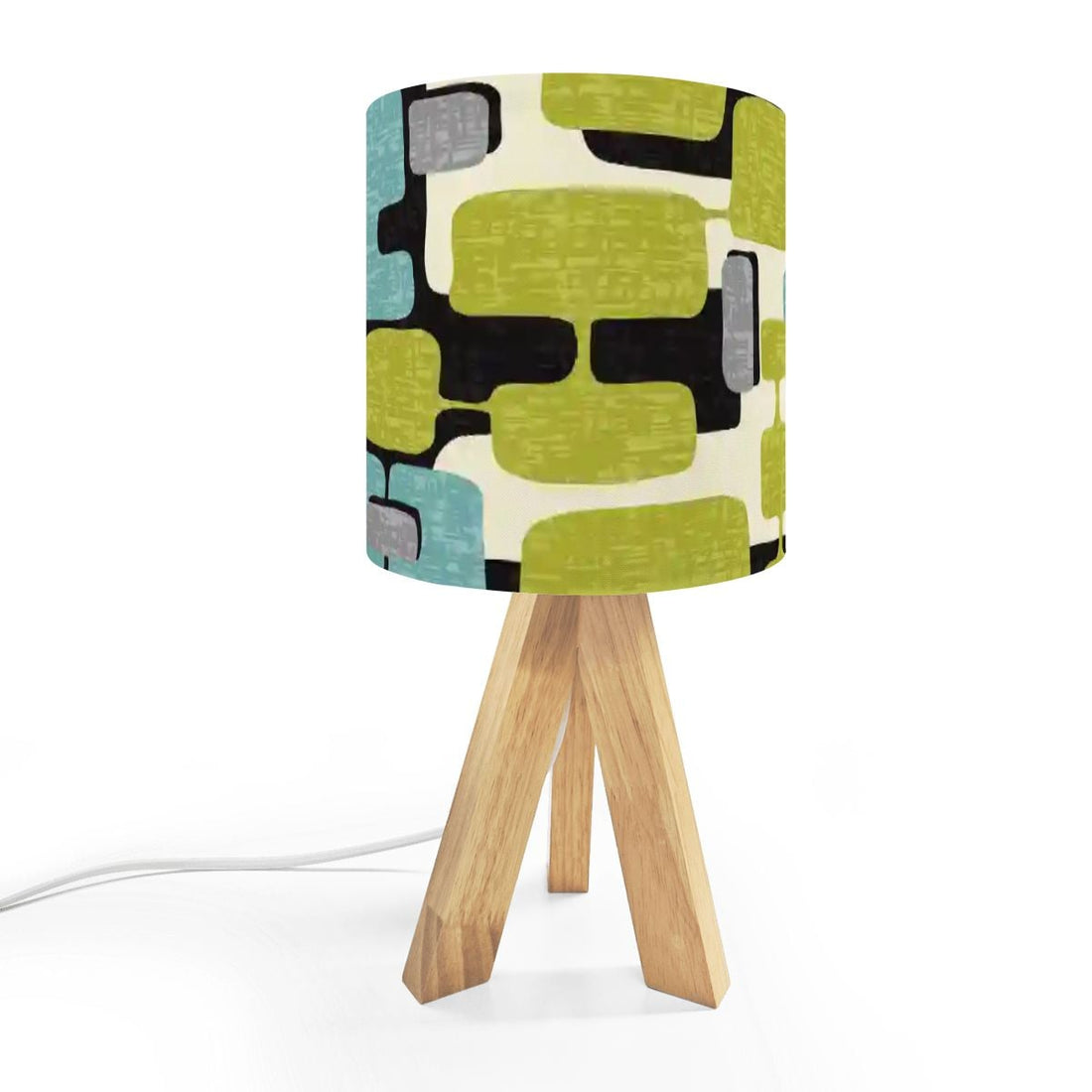 Kate McEnroe New York Mid Century Modern Geometric Abstract Tripod Table LampTable LampsMUIKIO1ZGC