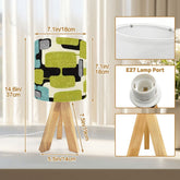 Kate McEnroe New York Mid Century Modern Geometric Abstract Tripod Table LampTable LampsMUIKIO1ZGC