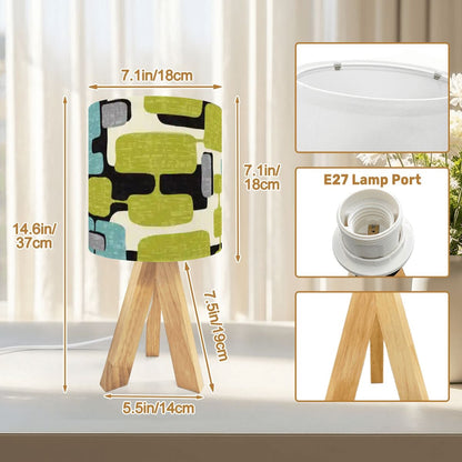 Kate McEnroe New York Mid Century Modern Geometric Abstract Tripod Table LampTable LampsMUIKIO1ZGC