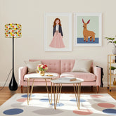Kate McEnroe New York Mid Century Modern Geometric Boomerang Teardrop Floor LampFloor Lamps4n4QQEGtOY