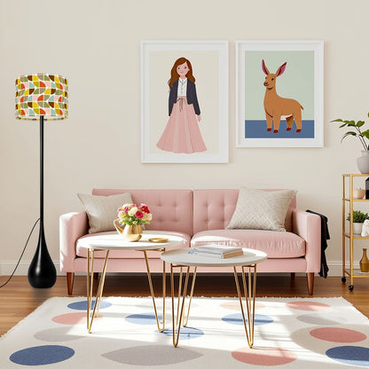 Kate McEnroe New York Mid Century Modern Geometric Boomerang Teardrop Floor LampFloor Lamps4n4QQEGtOY