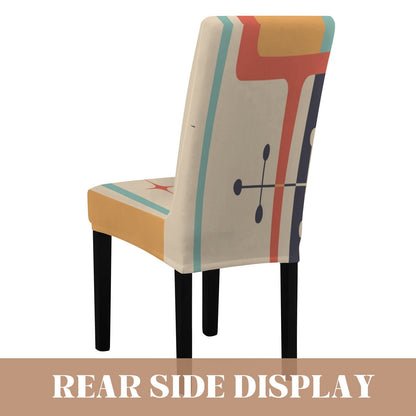 Kate McEnroe New York Mid Century Modern Geometric Dining Chair CoversChair SlipcoversD3231135