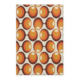 Kate McEnroe New York Mid Century Modern Geometric Groovy Orbs Area Rug, Retro Hippie 70s Orange, Beige, Brown Accent Rug, MCM Living Room, Bedroom Home DecorRugs18604036264376181132