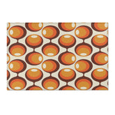 Kate McEnroe New York Mid Century Modern Geometric Groovy Orbs Area Rug, Retro Hippie 70s Orange, Beige, Brown Accent Rug, MCM Living Room, Bedroom Home DecorRugs26771137802307978858