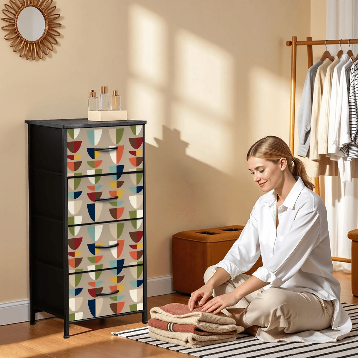 Kate McEnroe New York Mid Century Modern Geometric Half Moon DresserDresserspb7lQzLxGt