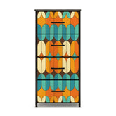 Kate McEnroe New York Mid Century Modern Geometric Orange Teal DresserDressers245Dz9tVtK