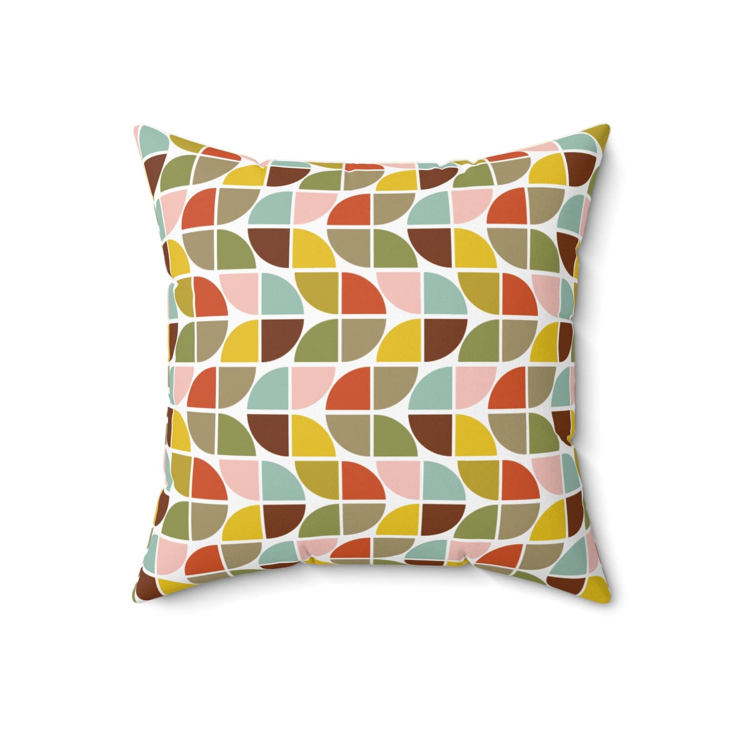 Kate McEnroe New York Mid Century Modern Geometric Retro Throw PillowThrow Pillows17912434434680338131