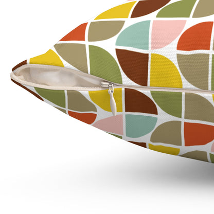 Kate McEnroe New York Mid Century Modern Geometric Retro Throw PillowThrow Pillows17912434434680338131