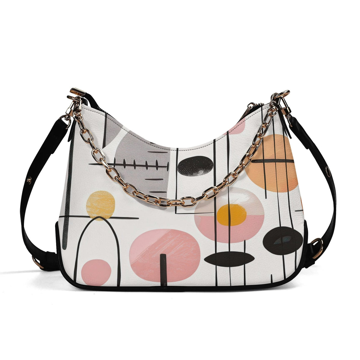 Kate McEnroe New York Mid Century Modern Geometric Shoulder BagHandbagsNR9DGK7Y - 1