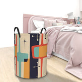 Kate McEnroe New York Mid Century Modern Geometric Starburst Laundry BasketBathroom DecoroZAQPJid1U