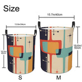Kate McEnroe New York Mid Century Modern Geometric Starburst Laundry BasketBathroom DecoroZAQPJid1U