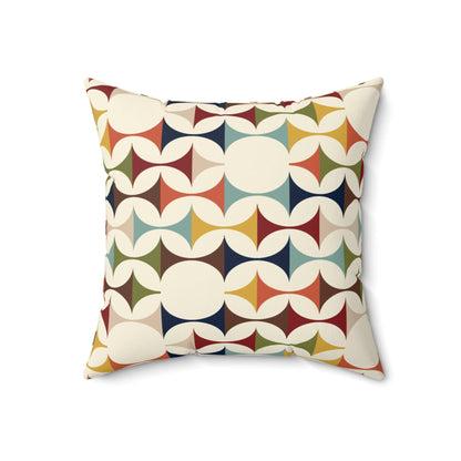 Kate McEnroe New York Mid Century Modern Geometric Throw Pillow with Insert, Retro 60s Modernist Color Block CushionsThrow Pillows22304436858549412257