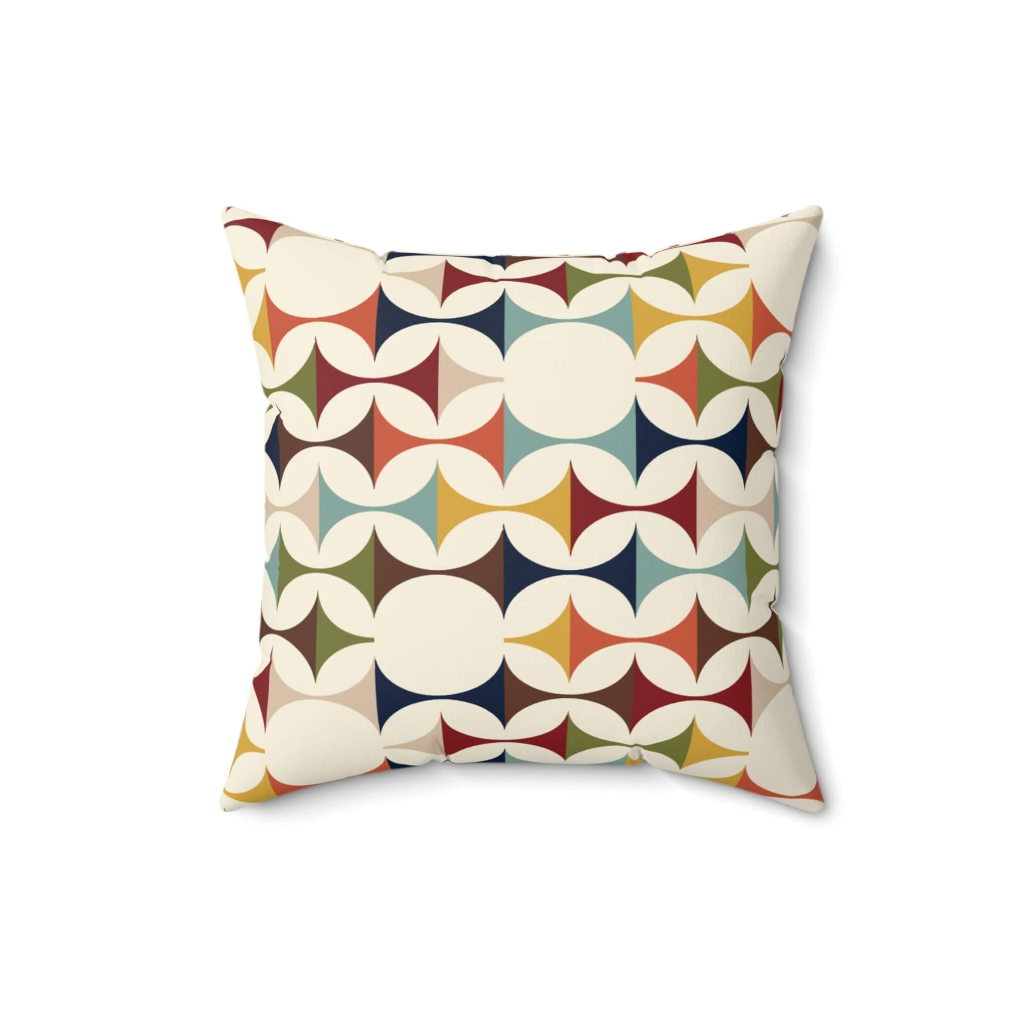 Kate McEnroe New York Mid Century Modern Geometric Throw Pillow with Insert, Retro 60s Modernist Color Block CushionsThrow Pillows33113306641197184058