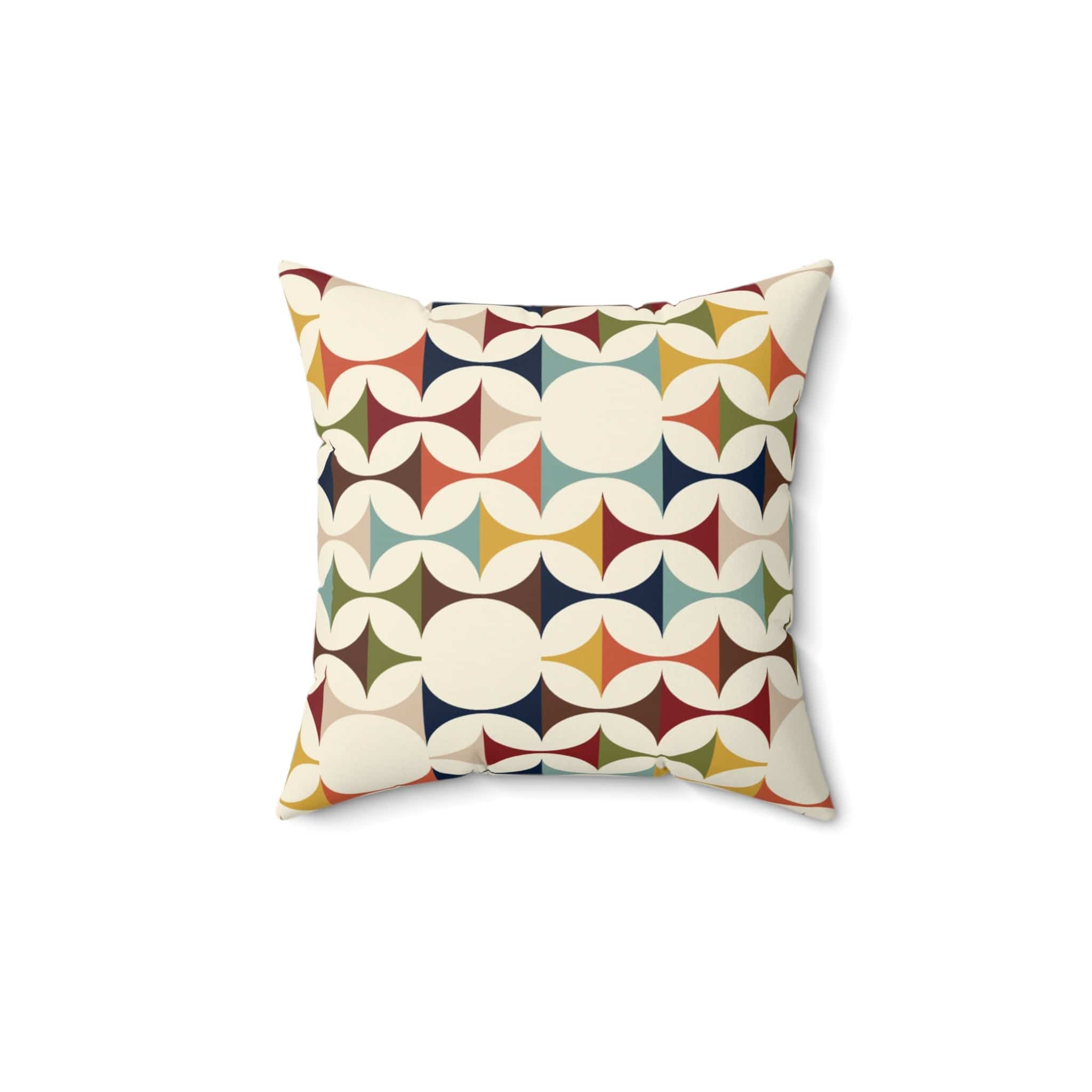 Kate McEnroe New York Mid Century Modern Geometric Throw Pillow with Insert, Retro 60s Modernist Color Block CushionsThrow Pillows33113306641197184058