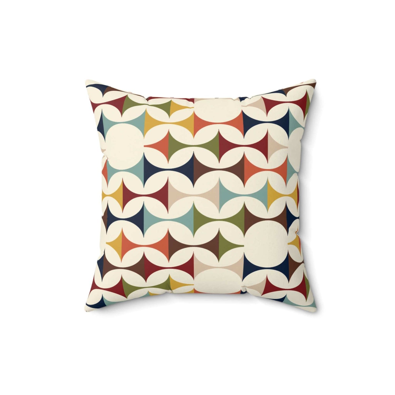 Kate McEnroe New York Mid Century Modern Geometric Throw Pillow with Insert, Retro 60s Modernist Color Block CushionsThrow Pillows33113306641197184058