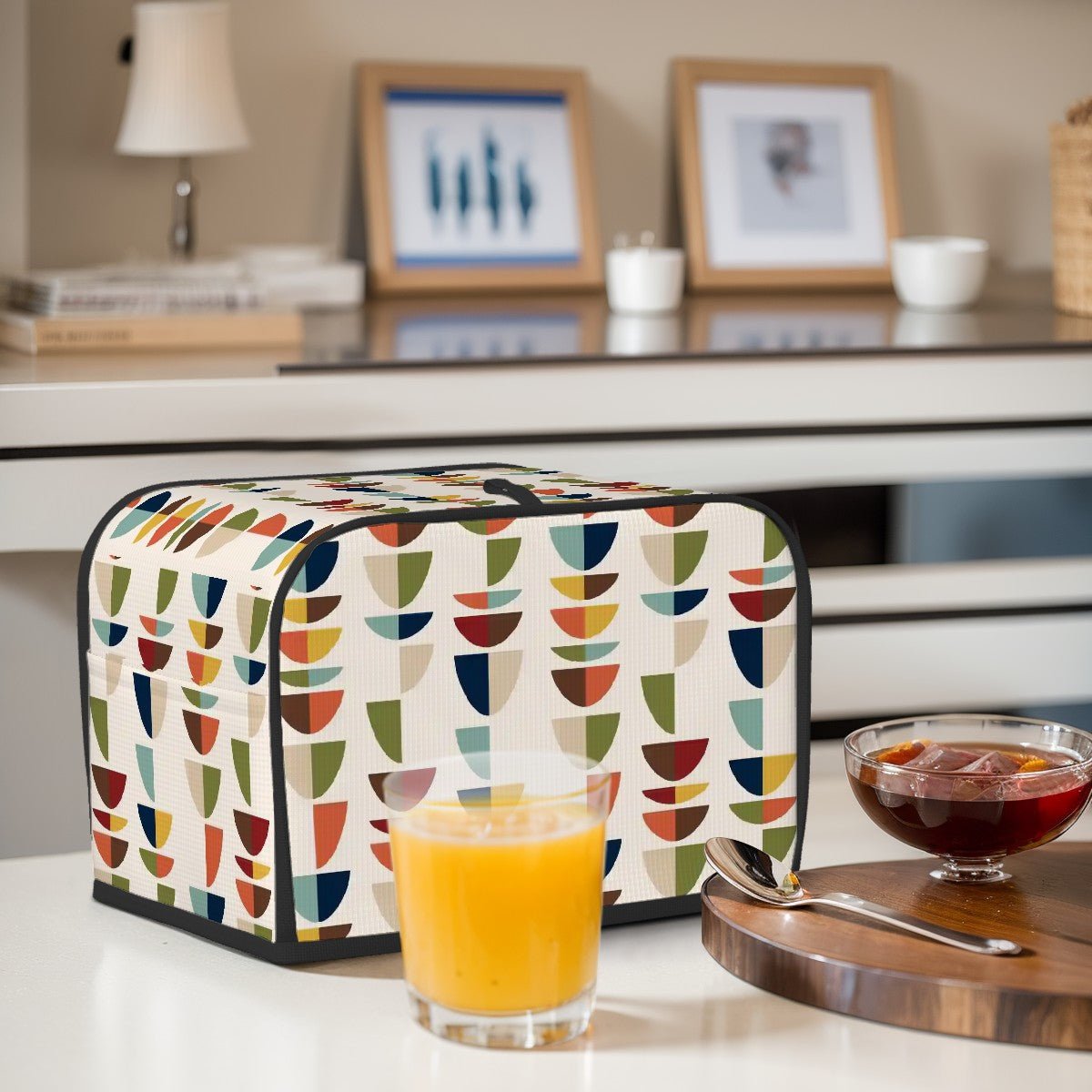 Kate McEnroe New York Mid Century Modern Geometric Toaster Cover, Retro MCM KitchenToaster CoversnfRSpjDZEgL