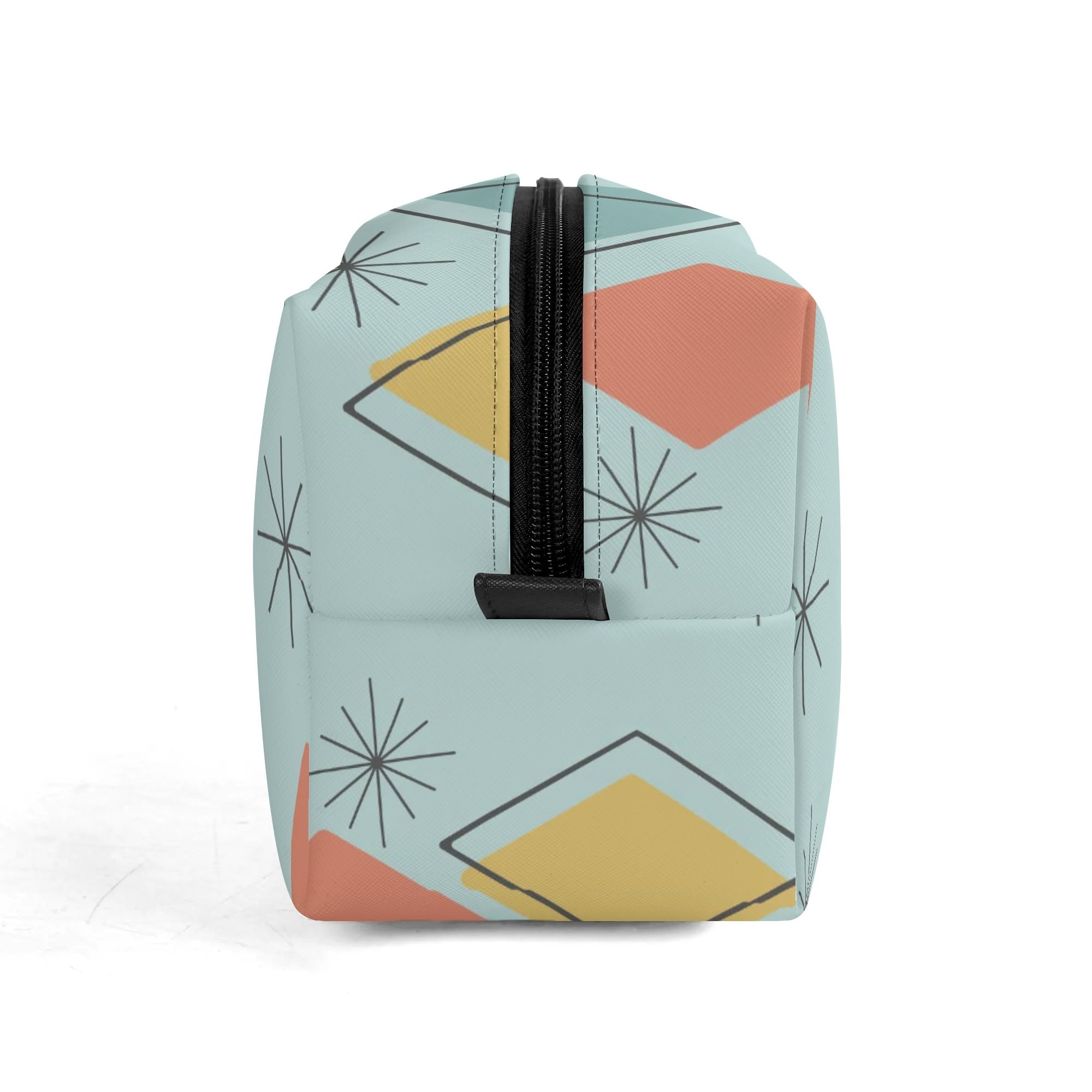 Kate McEnroe New York Mid Century Modern Geometric Toiletry Bag, Retro Travel OrganizerCosmetic &amp; Toiletry BagsYP7KD0ZW - 2