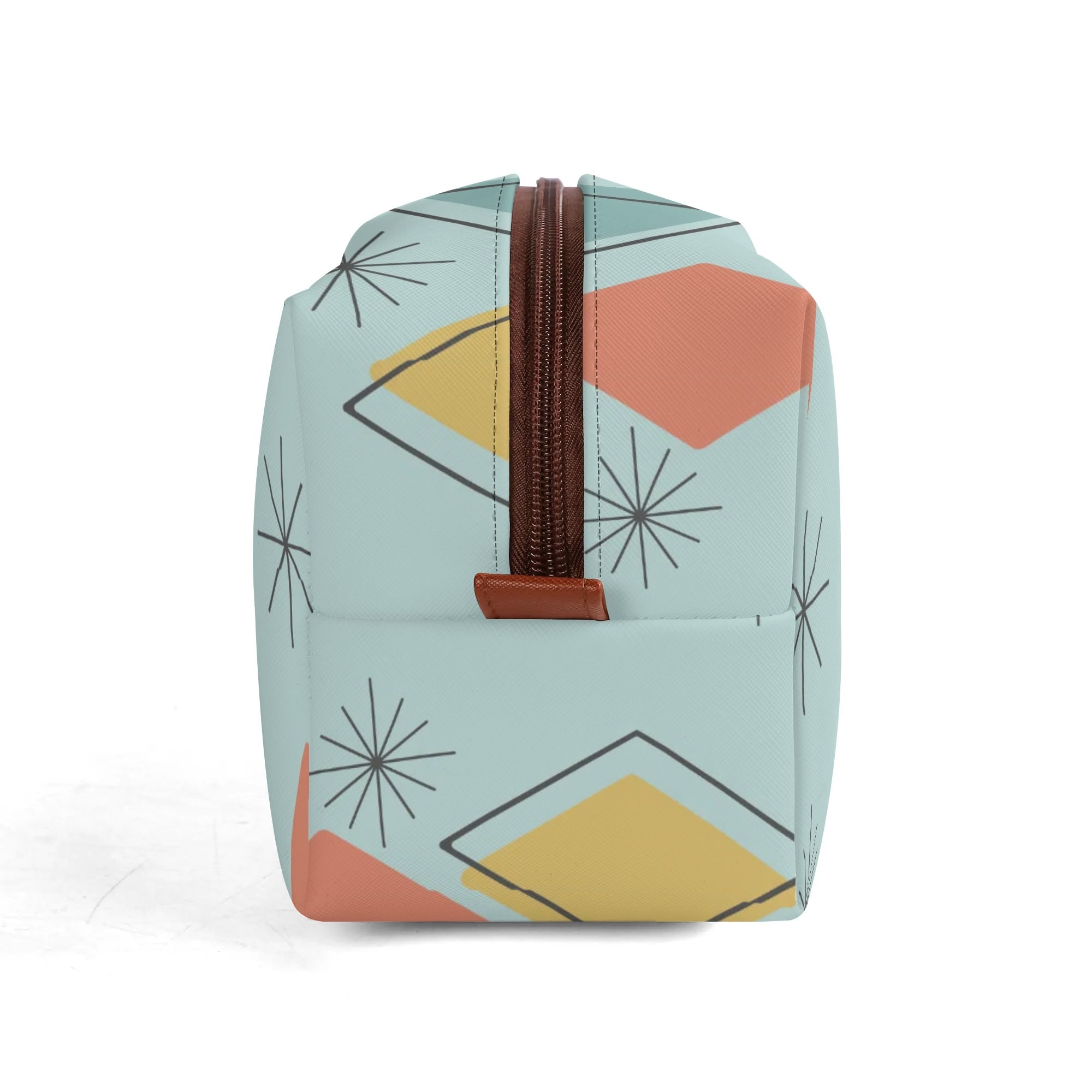 Kate McEnroe New York Mid Century Modern Geometric Toiletry Bag, Retro Travel OrganizerCosmetic &amp; Toiletry BagsYP7KD0ZW - 2